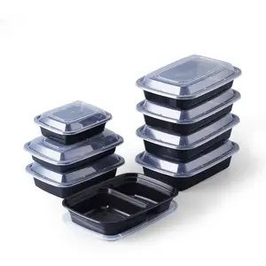 12oz 16oz 24oz 26oz 28oz 32oz 38oz Plastic Food Container Disposable Microwavable Food Storage Meal Prep Containers