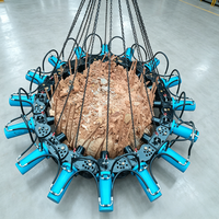 Cisaille à poteaux multi-lames avancée pour la découpe de colonnes en béton sur chantier