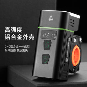 Cyclingbox Luz delantera para bicicleta, aleación de aluminio, resistente al agua Ip5, 4 modos, equipo de ciclismo recargable con LED - Product Image 1