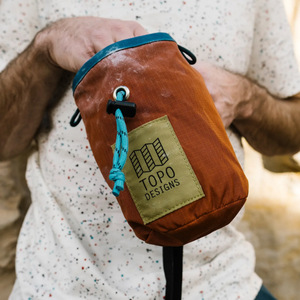 Bolsas/bolsas tipo cubo de magnesio personalizadas para montañismo al aire libre, bolsas de polvo de magnesio antideslizantes de gran apertura, para escalada en roca - Product Image 1