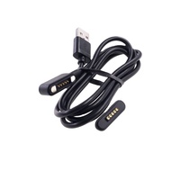 Connecteur PogoPin femelle pour carte PCB, étanche IP67, alimentation DC haute puissance, câble magnétique Pogo 5 broches
