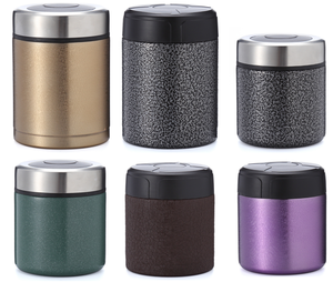 Pot isolé <span class=keywords><strong>sous</strong></span> <span class=keywords><strong>vide</strong></span> imprimé coloré de boîte à lunch d'acier inoxydable 24 heures 500ml thermo pour des conteneurs de nourriture de pot de gardien de déjeuner - Product Image 5