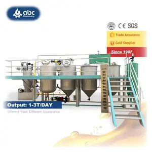 25 Years Factory Crude Groundnut Sunflower Mini Oil Refinery Machine for Refining Processing Coconut,Mustard,Sesame,Edible Oil