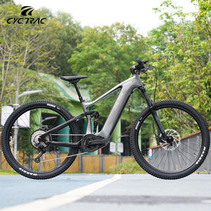 Bicicleta Eléctrica EM10 con Asistencia al Pedaleo, Bicicleta de Montaña con Suspensión Trasera, Cuadro de Fibra de Carbono, Motor Central M560, Pedelec de 12 Velocidades, Batería de Litio, Deportiva, 60 km - Product Image 3