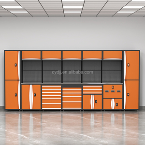 CYD Heavy Duty Metal Cabinet Lockable <strong>Drawers</strong> Adjustable Legs Large Load Capacity Garage Storage System Workstation <strong>Tool</strong> Cabinet - Product Image 4