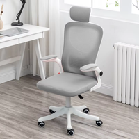 Chaise de bureau ergonomique moderne en maille réglable, pivotante, avec dossier réglable, pour la maison, le bureau, les conférences et les dortoirs