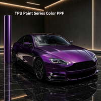 Film de protection de voiture en vinyle TPU PPF coloré auto-adhésif, haute qualité, pour application humide et sèche, rouleau de film décoratif, prix de gros usine