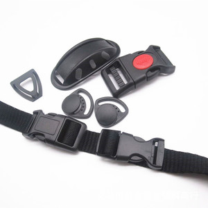 Hebilla de plástico en forma de abanico para bolsos, clip de correa de ajuste duradero - Product Image 2