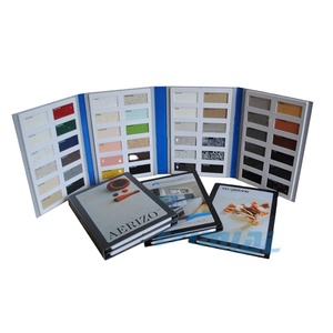 Color Quartz Plastic Sample Binder Catalog Wood Floor Customized Display Sample Book Case