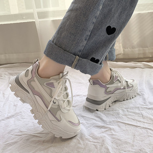 Nouvelles chaussures décontractées de sport respirantes pour femmes, tendance printemps-été, petites chaussures blanches - Product Image 2