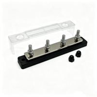 Barre omnibus robuste 4 voies 150A 300A 450A 48V M8, bloc de distribution d'alimentation pour bateau, voiture, camping-car