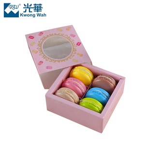New Arrival Custom Cookie Paper Box Packaging Macarons Desert Packaging Paper Box