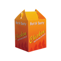 Boîte d'emballage alimentaire jetable personnalisée pour poulet, ailes, shawarma, poulet congelé, boîtes KFC