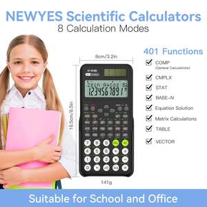 Calculadora científica <span class=keywords><strong>de</strong></span> tamaño medio negra <span class=keywords><strong>de</strong></span> plástico alimentado por batería <span class=keywords><strong>de</strong></span> 401 funciones <span class=keywords><strong>de</strong></span> matemáticas universitarias para estudiantes - Product Image 4