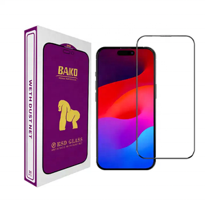 Protection d'écran en verre trempé anti-statique ESD 0,4 mm, bords incurvés, anti-poussière pour <span class=keywords><strong>iPhone</strong></span> 15 Pro Max 13 9H - Product Image 4