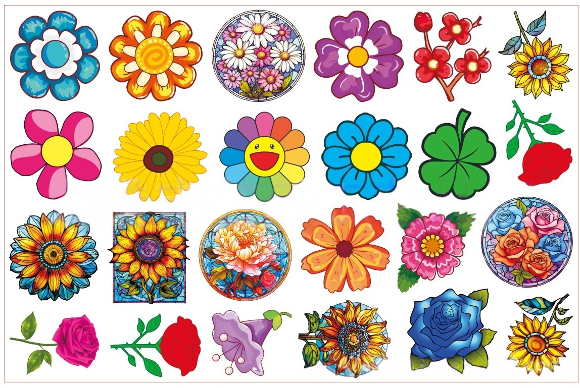 fleurs 8cm