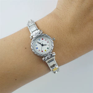 女性のイタリアンチャームブレスレットDIYデザインチャーム腕時計ブレスレット - Product Image 4