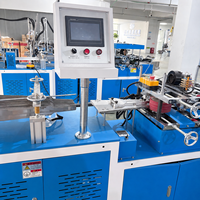 Machine de fabrication de bonnets de douche à commande servo haute vitesse, 100 mètres/minute, avec fonction d'emballage