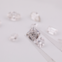 Diamante Cultivado en Laboratorio de Alta Claridad, Corte Radiante, 1ct 2ct, D VS1, HPHT CVD, Perforado con Láser, Certificado IGI, Corte Excelente