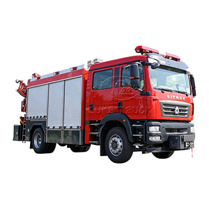 Camion de pompiers et de secours multifonctionnel Howo, véhicule de secours d'urgence diesel pour les services incendie - Product Image 1