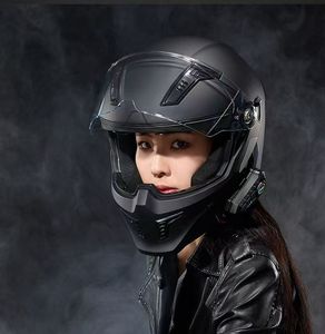 Casque de moto intégral de style américain RNG nouvelle certification nationale de point de norme double visière toutes saisons ABS à dégagement rapide - Product Image 1