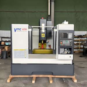 VMC 650高精度5軸垂直CNC加工センターFanuc SiemensコントロールシステムシングルスピンドルGSKモーターコア - Product Image 2