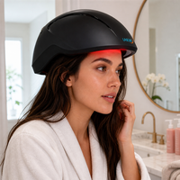 Casco de Terapia de Luz Roja con 552 Diodos VCSEL de 655nm para el Crecimiento del Cabello, Inalámbrico, LLLT para la Pérdida de Cabello