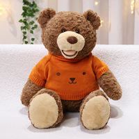 Peluche Ours Teddy Baby Belle avec pull, jouet en peluche, poupée, coussin à câliner