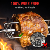 ThermoPro TemSpike TP960 Thermomètre intelligent sans fil pour viande et barbecue avec deux capteurs
