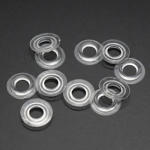 Free Sample Plastic Tpu Pvc Eva Eyelet Transparent Round Style Garment Eyelets For Tent Canvas 15mm 18mm 20mm 23mm 25mm 35mm