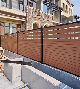 รั้วอลูมิเนียมอัลลอยด์บานเกล็ดสำหรับบ้านพักความเป็นส่วนตัวป้องกันการแอบมองกำแพงสำหรับการควบคุมการจราจร - Product Image 6