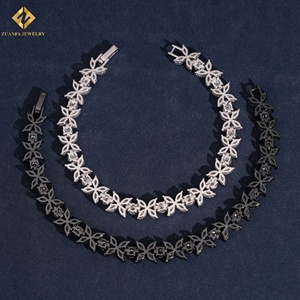 Fashion Hio Hop Jewelry Fancy Cut Moissnaite Tennis <b>Bracelet</b> <b>Solid</b> 925 <b>Silver</b> Moissanite DVVS <b>Bracelet</b> GRA Certificate - Product Image 6
