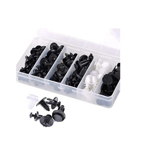 HE26 100pcs Auto Clips En <span class=keywords><strong>Plastique</strong></span> Attaches Assortiment De Montage Clips, 6 Taille De Voiture Corps De Réparation Rivets - Product Image 2