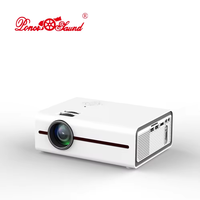 Projecteur LED LCD 2026 Mini Portable HTP GP18 avec 1500 Lumens 1080P HD Android 9 pour les Affaires et l'Éducation