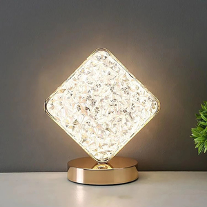 Lámpara de Escritorio LED Recargable, Luz Ambiental Regulable, Diseño Simple de Luna y Estrellas, Regalo Festivo, Luces de Navidad - Product Image 4
