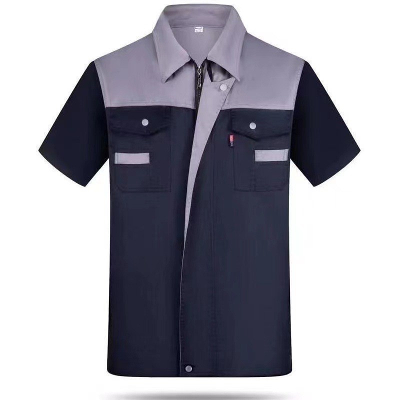 Azul marino y gris