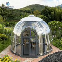 Tente de luxe moderne ATLAS pour l'extérieur, maison bulle en PC, dôme sphérique, installation facile, garantie 1 an, dîner sous le ciel étoilé