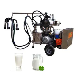 China Supplier Vacuum Pump Milking Machine / Mobile Milking Machine for Cow / Milker Milking Machine