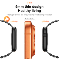 Montre connectée AOC T7, tracker d'activité, moniteur de sommeil, moniteur de fréquence cardiaque et d'oxygène sanguin, mode multisports, cadran personnalisable, étanche.