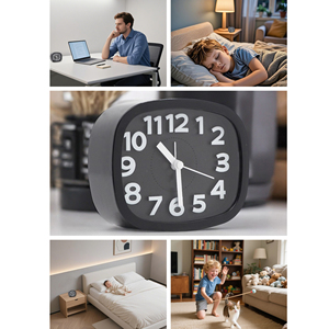 กล้องขนาดเล็กในนาฬิกา พร้อมที่ชาร์จไร้สาย ความละเอียด Full HD 1080P เซ็นเซอร์ CMOS H.264 ระบบ WiFi ตรวจจับความเคลื่อนไหว สำหรับการเฝ้าระวังภายในบ้าน - Product Image 5