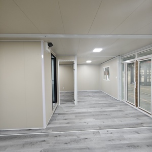 20ft có thể gập lại có thể mở rộng nhà CONTAINER cơ bản cabin tối thiểu không gian sống một người văn phòng studio nhỏ làm bảng điều khiển bánh sandwich - Product Image 6