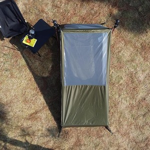 Tente en maille ultralégère personnalisée de 0,9 kg pour une personne, tente portable à armature en A pour la randonnée, le trekking et le camping - Product Image 3