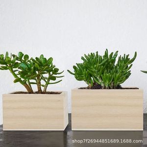 Solid Wood Storage Box <b>Square</b> Engraved Floral Design Desktop Organizer Decorative Gift Box Multi Functional <b>Bins</b> - Product Image 4