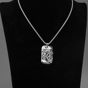Pendentifs Rotatifs Engrenages en Acier Inoxydable et Titane Style Steampunk, Ne Ternissent Jamais, Accessoires Punk pour Hommes et Femmes, Vente en Gros - Product Image 5