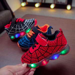 Autunno primavera scarpe Casual luce LED bambini ragazzi ragazze luminoso da corsa sport maglia superficie singolo Flash Baby - Product Image 6