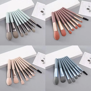 ชุดแปรงแต่งหน้าสีมาการองขนาดเล็กแบบพกพา ขนแปรงนุ่ม เครื่องมือเสริมความงามสำหรับอายแชโดว์ - Product Image 4