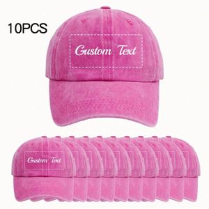 Casquette de baseball brodée personnalisée en une seule pièce pour hommes et femmes, réglable, style sportif, tissu Dobby, logo brodé à la main - Product Image 4