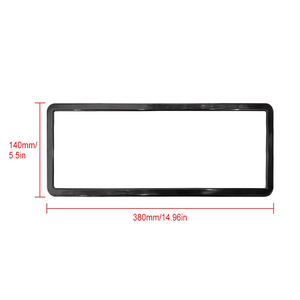 Plastique ABS personnalisé de haute qualité 140mm * 370mm cadre de <span class=keywords><strong>plaque</strong></span> <span class=keywords><strong>d</strong></span>'<span class=keywords><strong>immatriculation</strong></span> de voiture vierge pour l'Australie taille Standard - Product Image 2