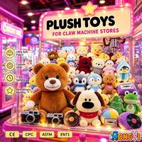 Bulk Assorted Capybara Stuffed Animal Toys 8 Inch Soft Plush Doll Claw Machine Shop Prize Cartoon Plushies for Game Center