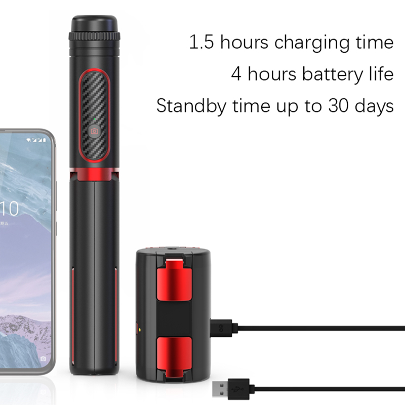 Stabilisateur de téléphone, perche à selfie, trépied, support de téléphone  en alliage d'aluminium avec télécommande sans fil, vidéo 302| Alibaba.com